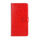 For Alcatel 1SE 2020 idewei Crazy Horse Texture Horizontal Flip Leather Case with Holder & Card Slots & Wallet(Red)