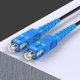 Triple Steel Wire Long Range Outdoor Fiber Optic Drop Cable Patch Jumper with SC Connector, Cable Length: 30m