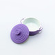 Doll House Mini Accessories Kitchen Cooking Utensils Mini Candy Color Soup Pot(Purple)