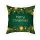 3 PCS Christmas Peach Skin Cartoon Sofa Pillowcase Without Pillow Core, Size: 45x45cm(TPR334-27)
