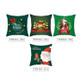 3 PCS Christmas Peach Skin Cartoon Sofa Pillowcase Without Pillow Core, Size: 45x45cm(TPR334-29)