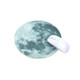 5 PCS Round Soft Rubber Planet Mouse Pad Computer Pad, Size: 250 x 250 x 3mm(Moon)