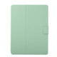 For iPad 9.7 (2018) / (2017) Electric Pressed Texture Horizontal Flip Leather Case with Holder & Pen Slot(Mint Green)