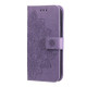 7-petal Flowers Embossing Pattern Horizontal Flip PU Leather Case with Holder & Card Slots & Wallet & Photo Frame For iPhone 11 Pro(Purple)