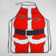 2 PCS Creative Christmas Restaurant Hotel Waiter Apron Decoration(Male)