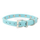 Cat Dog Rivet Collar Pet Accessory Collar, Size: L(Blue)