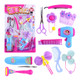 12 PCS / Set Children Early Education Little Hairdresser Simulation Haircut Tool Toy