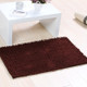 Chenille Non Slip Shaggy Soft Water Absorption Bedroom Bathroom kitchen Carpet Mat, Size:50 x 80cm(Coffee)