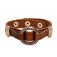3 PCS P01996 Personality Men Leather Simple Retro Circle Bracelet