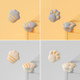 5 PCS Children Silicone Table Anti-Collision Protection Corners Guard(Claw Back Apricot)