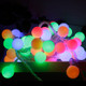 LED Waterproof Ball Light String Festival Indoor and Outdoor Decoration, Color:Colorful 50 LEDs -Battery Power