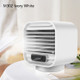 Desktop Cooling Fan USB Portable Office Cold Air Conditioning Fan, Colour: M302 Ivory White