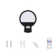 LED Solar Motion Sensing Outdoor Street Lamp Head Garden Community Lighting Wall Lamp, Style: Remote Control+Sensor(Warm White Light)