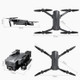 ZLL SG107 FPV Mini Folding RC Drone 50X Zoom Quadcopter Aircraft, Specification:4K Optical Flow(Black)