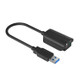 V219A 7.1 Channel Audio Conversion USB External Sound Card(Black)