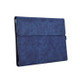 13 inch Leather Tablet Protective Case For Microsoft Surface Pro X, Color: Dark Blue + Power Bag