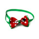 5 PCS Christmas Holiday Pet Cat Dog Collar Bow Tie Adjustable Neck Strap Cat Dog Grooming Accessories Pet Product(2)