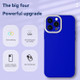 Color-contrast PC + TPU Case For iPhone 11 Pro(Blue+White)