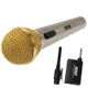 Handheld Wireless / Wired Microphone with Receiver & Antenna, Effective Distance: 15-30m