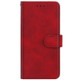 Leather Phone Case For HTC Wildfire E2 Plus(Red)