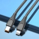ADC-009 USB-C / Type-C to 8 Pin Zinc Alloy Hose Fast Charging Data Cable, Cable Length: 1m (Gun Metal)