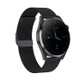 T3 IP68 1.36 inch Steel Watchband Color Screen Smart Watch(Black)
