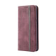 For Samsung Galaxy S9 Splicing Skin Feel Magnetic Leather Phone Case(Wine Red)