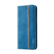 For Samsung Galaxy S10+ Splicing Skin Feel Magnetic Leather Phone Case(Blue)