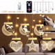 2m Romantic Girl Icicle Lamp Window Decoration Hanging Lamp, Style: Warm White Light + RC