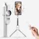 Mobile Phone Bluetooth Selfie Stick Live Bracket, Specification: K10S (With Fill Light White)