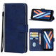 Leather Phone Case For Wiko Y52(Blue)