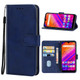 Leather Phone Case For BLU G8(Blue)