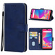 Leather Phone Case For BLU G50 Plus(Blue)