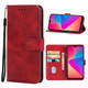 Leather Phone Case For BLU C7(Red)