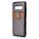 For Samsung Galaxy S10+ Soft Skin Leather Wallet Bag Phone Case(Grey)