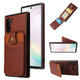 For Samsung Galaxy Note10 Soft Skin Leather Wallet Bag Phone Case(Brown)