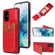 For Samsung Galaxy S20 Ultra Soft Skin Leather Wallet Bag Phone Case(Red)