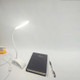 3.2W USB LED Eye-Protection Folding Clip Table Lamp Dimmable Bendable Reading Study Desk Lamp with Clip Stand