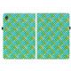 For Lenovo Tab K10 Color Weave Leather Tablet Case with Holder(Green)