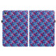 For Lenovo M10 Plus 10.3 inch TB-X606F Color Weave Leather Tablet Case with Holder(Blue)