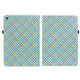 For Huawei MatePad T 10s / Enjoy Tablet 2 Color Weave Leather Tablet Case with Holder(Rainbow)