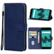Leather Phone Case For Wiko Wim Lite(Blue)