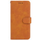 Leather Phone Case For Wiko Wim Lite(Brown)