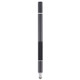 3 in 1 Universal Silicone Disc Nib Stylus Pen with Mobile Phone Writing Pen & Common Writing Pen Function (Black)