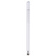 361 2 in 1 Universal Silicone Disc Nib Stylus Pen with Mobile Phone Writing Pen & Magnetic Cap(Silver)