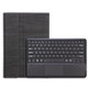 SF109-A Tree Texture Bluetooth Keyboard Leather Case with Touchpad For Microsoft Surface Pro 4 / 5 / 6 / 7(Black + Black)