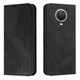 For Nokia G10 / G20 / G30 Skin Feel Magnetic S-type Leather Phone Case(Black)