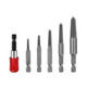 5 In 1 Long Thread+60mm Self-locking Pole Screw Extractor Six Corner Electric Take-Out Tool