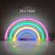 Neon LED Modeling Lamp Decoration Night Light, Style: Four-color Rainbow