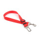 2 PCS Nylon Harness Leash Clip Pet Dog Car Seat Belt Security Belt(Red)